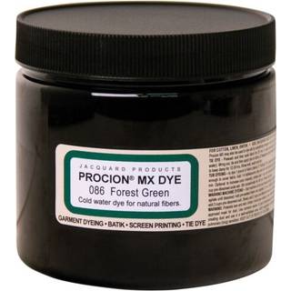 Jacquard Procion MX farvestof - Ubestridt konge af slipsfarvestofpulver - skovgr?n - 8 oz - koldt vandfiberreaktivt farvestof fremstillet i USA