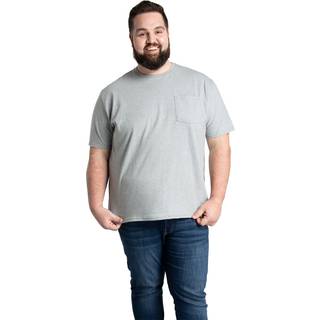 Frugt af v?ven m?nds store og h?je Eversoft bomuld kort ?rme t skjorter ?ndbar og fugt, der vikes med lugtstyring mineralgr? Heather xx-stor stor