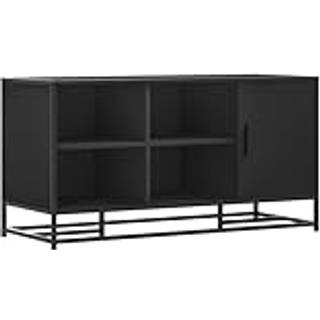 skobænk 100x40x53,5 cm konstrueret træ og metal sort