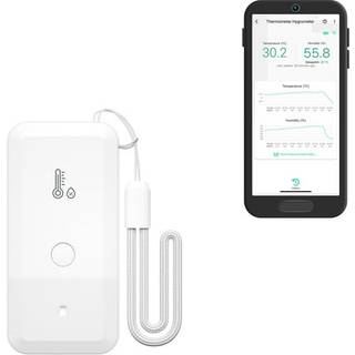 Yolink Smart Wireless Termometer Hygrometer bredt temp r?kkevidde til fryser K?leskab Green House Pet Cage Appler Alerter E-mails Tekst/SMS Alert