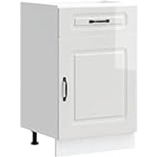 Køkkenunderskab Kalmar Konstrueret Træ Højglans Hvid