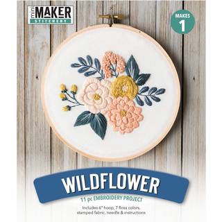 Leisure Arts Mini Maker Broderi Kit Pink