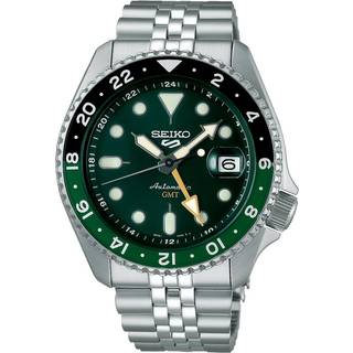Seiko 5 Sports GMT SSK035K1 - Herre - 43 mm - Analog - Automatisk - Hardlex Mineralglas