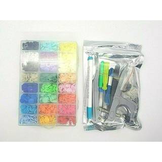 Lynda snaps og snap tang s?t 360 s?t T5 plastikknapper til syning og h?ndv?rk