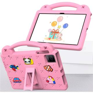 EIDERWOOD TCL Tab 10 Gen 2 / T-Mobile REVVL TAB Børne Cover m. Læseholder & Tegneholder - Pink