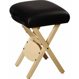 Master Massage Tabeller Letv?gts tr? Handy Folding Massage Stool Black