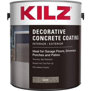 Kilz dekorativ betongbeläggning inre/yttre slipbeständig grå 1 gallon
