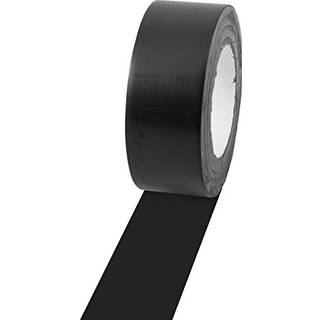 Champion Sports Vinyl Tape 2 Brede x 60 meter lang gul - Holdbart gulvmarkeringstape til sociale distancering af skolens fitnesscentre - Hårdt gu