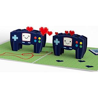 LovePop Everyday Pop -Up Card til hende - 3D Love Novelty lykønskningskort - Videospil Be My Player 2-5 """" X 7 """" - Blank Notecard & Convolut ink
