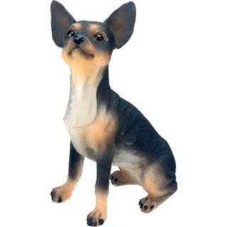 STEALSTREET CHIHUAHUA (SORT) HUND - COLLECTIBLE STATUE Figur Figur skulptur