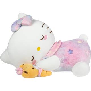 Hello Kitty og venner Hello Kitty 18 -tommer sovende plys med Bestie -tilbehør - officielt licenseret Sanrio -produkt fra Jazwares - 6