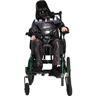 Star Wars Darth Vader officiell ungdom Adaptiv kostym - kostymer med adaptiva funktioner (hjulskydd sålt separat) (L) Multi