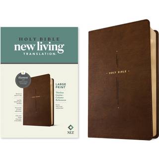 NLT Large Print Thinline Center-Column Reference Bible
