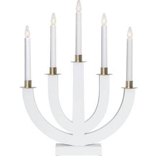 Star Trading - Advent Candlestick Eli - White - 47 cm