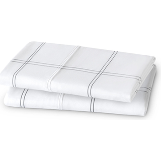 Bare hjemmikrofiber pudebetræk - king size sæt med 2 - kølepudebetræk - dobbelt børstet - pillowcases 2 pack - let pleje (konge moderne plaid - h