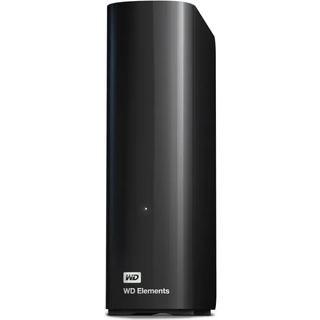 WD Elements Desktop - 24TB - Ekstern Harddisk - Sort
