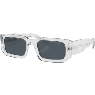 Prada Mand PR 06YS 12R09T Solbriller Acetat Grå Grå Firkantet Normal