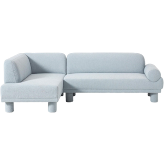 Bouclé-hjørnesofa Lilo