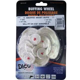 Dico Assortered Midget Buffing Wheels 1 """"