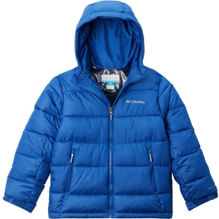 Columbia Kid's Pike Lake II Hooded Jacket Vinterjakke Børn størrelse 18 Years farve blå