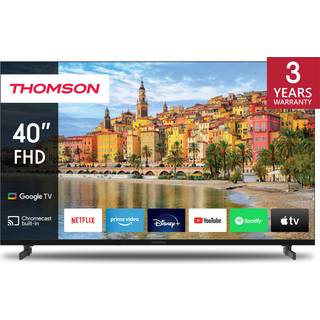 Thomson 40" Full HD Google TV 40FG2S14, sort ➞ På lager - klar til levering og afhentning