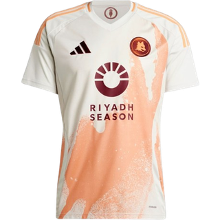 AS Roma 24/25 udebanetrøje - Talc / Easy Orange - L