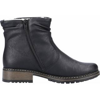 Rieker Kort damestøvle Sort Z6841-01 - 36