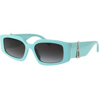 Tiffany Kvinde TF4208U 83883C Solbriller Acetat Blå Grå Firkantet Normal Skygge