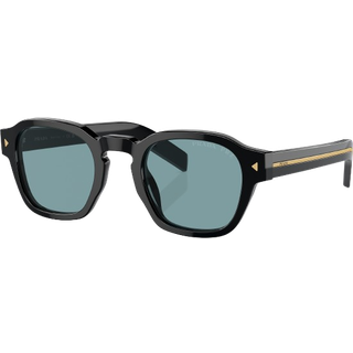 Prada Mand PR A16S 16K04D Solbriller Acetat Sort Grøn Pantos Polariseret Antiblænding