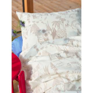 Moomin Arabia Mumi sengetøj 240x210 cm Havefest beige