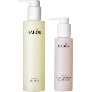 Babor Hy-Oil Cleansing Phyto Booster Balancing Set 300 ml Cleansing Oil 200ml/Booster Balancing 100ml - For Combination Skin