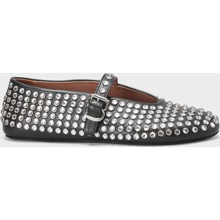 AlaÃ¯a Embellished leather ballet flats - black - EU 40.5