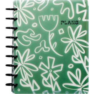 Glad planl?gger b?redygtig diskbundet 12-m?neders daglig ugentlig m?nedlig planl?gger Jan.-dec. 2025 Klassisk st?rrelse Dashboard -layout Blomstr