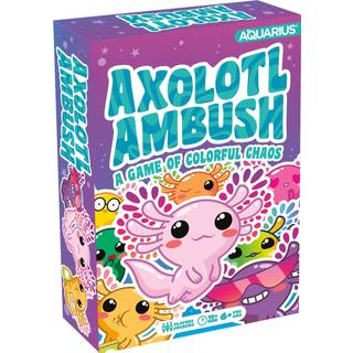 Aquarius Axolotl Ambush Card Game - Great Family Fun - Ages 6 - Officiellt licensierad för skojs skull - Axolotl Card Game - Merchandise & Collec