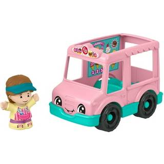 Fisher-Price Little People Toddler Toys Ice Cream Truck Push-Along Vehicle & Fig