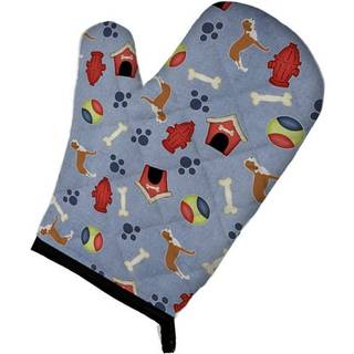 """"Carolines Treasures BB3891OVMT Spanish Hound Dog House Collection Oven Mitt 12"""""""" af 8.5"""""""" Multicolor""""