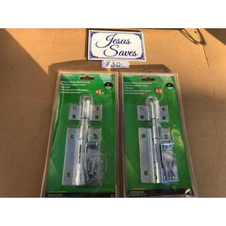 Hillman Group 851000 5-tommer Ekstra tung port t?nde Bolt Zinkplateret