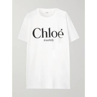 ChloÃ© Logo cotton jersey T-shirt - white - XS