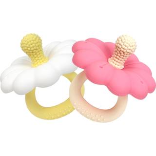 Ginbear silikone baby teether til piger BPA gratis madklasse spædbarn tænder legetøj Soothing baby tyggelegetøj sensorisk tænder smertelindring p