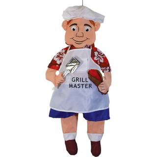 I brisen Grill Guy Wind Friend 3d Windsock 15 """" W X 30 """" H X 8 """" D 4704