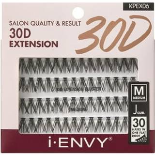I-envy 30D Extension Cluster Individuelle vipper Let at påføre flad konisk-end rod Forannede volumenvipper J Curl med blød fiber Hurtig anvendels