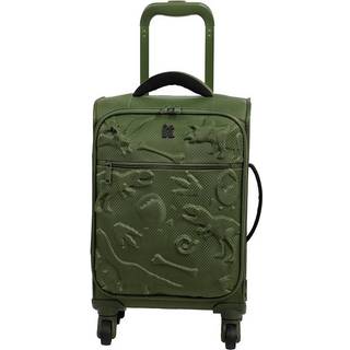Play børnetrolley 4 hjuls 46 cm med dinosaurusmotiv - grøn