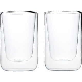 blomus Nero isolerende cappuccino-glas – 2 stk. Klar