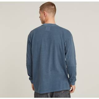 Pigment Dye Loose T-Shirt - Medium blue - Men