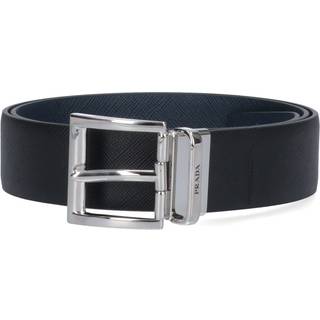 Prada Saffiano leather belt - black - 100CM