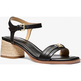MK Mandy Leather Sandal - Black - Michael Kors - EU 35.5