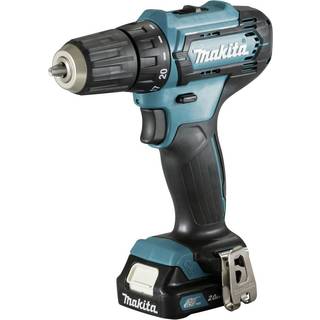 MAKITA DF333DSAE Bore-/skruemaskine Li-Ion, 12V CXT, 30Nm + Kuffert +2x batterier Li-Ion, 12V, 2Ah + oplader