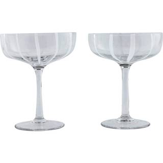 OYOY Mizu coupe champagneglas 2-pak Clear