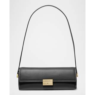 MK Ludlow Small Leather Convertible Pochette - Black - Michael Kors - ONE SIZE