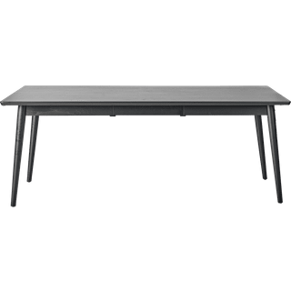 NJRD VIOR spisebord 90x200 cm Sortlakeret eg